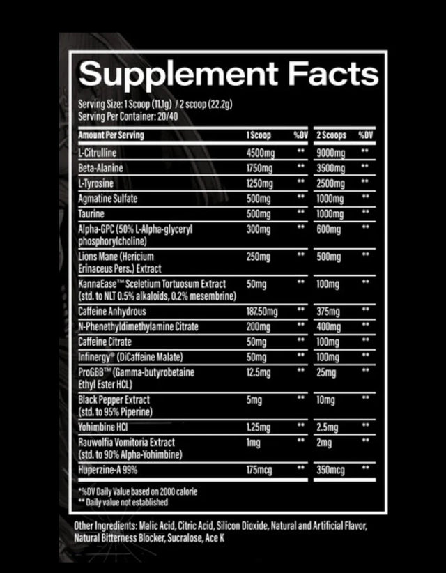 Black Flag Rattle Pre-Workout