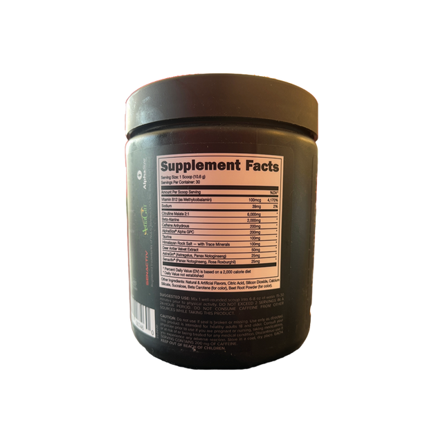 Bucked Up Pre-Workout