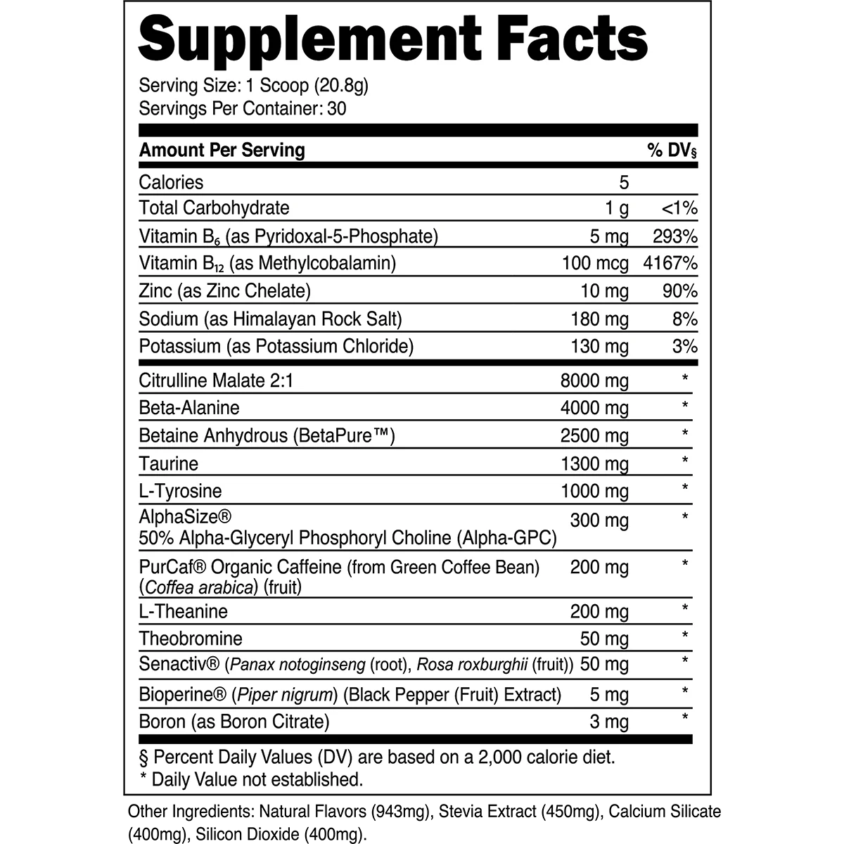 Transparent Labs Bulk Pre-Workout
