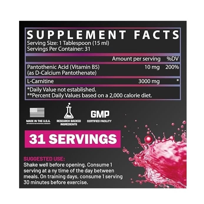 Nutrex L-Carnitine (3000mg)