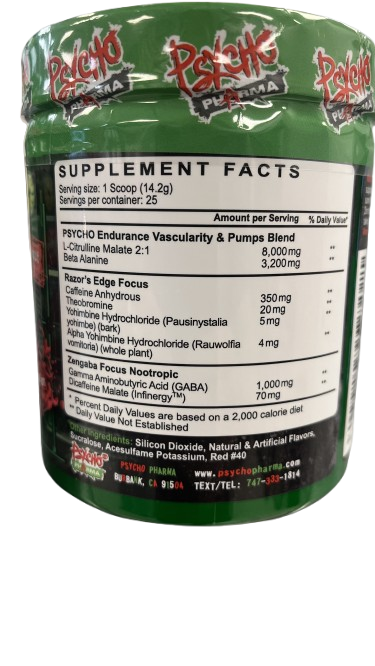 Psycho Pharma Edge of Insanity