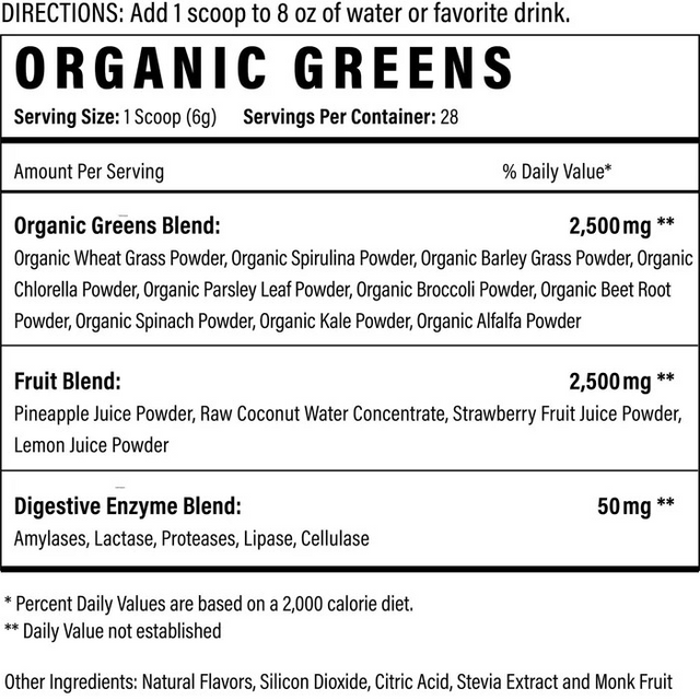 Sport Formula Organic Greens