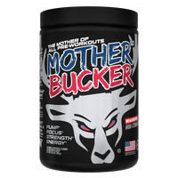 Mother Bucker Pre-Workout – Rocket Pop supplement label