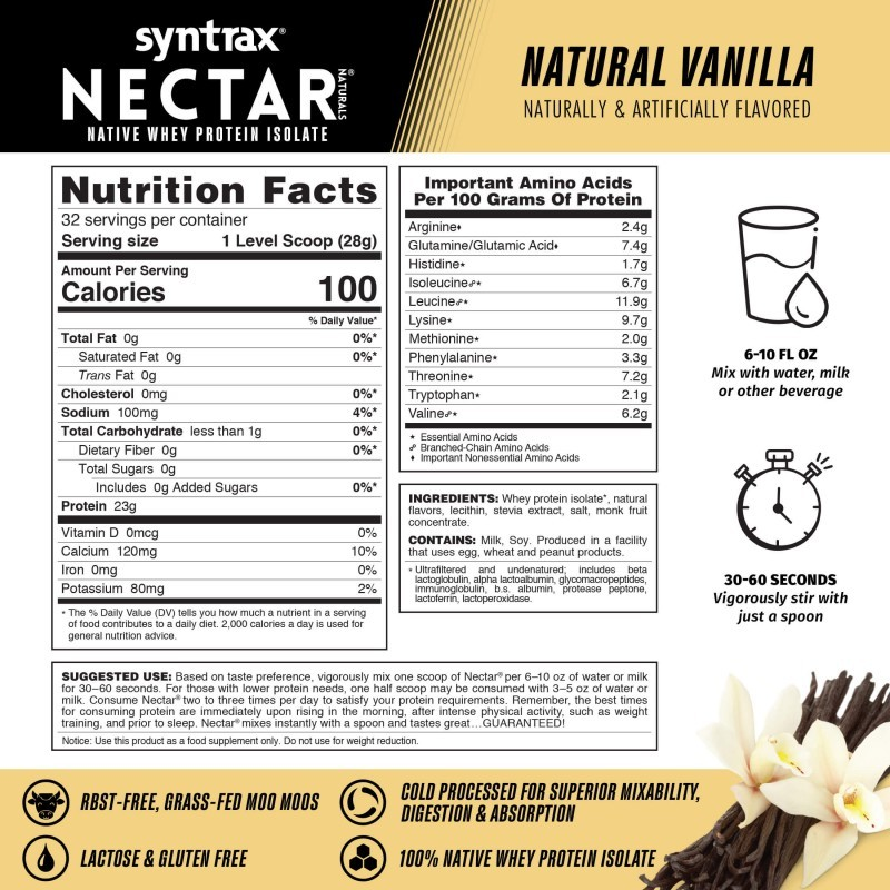 Syntrax Nectar Whey Isolate